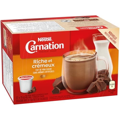 Carnation Hot Chocolate, Rich and Creamy, Keurig K-Cup Compatible Pods 12x15g (Pack of 6, 72 ct) — view 3