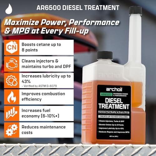 Archoil AR6500 Diesel Treatment (Two Pack) - Treats 800 Gallons - Additive for All Diesel Vehicles
