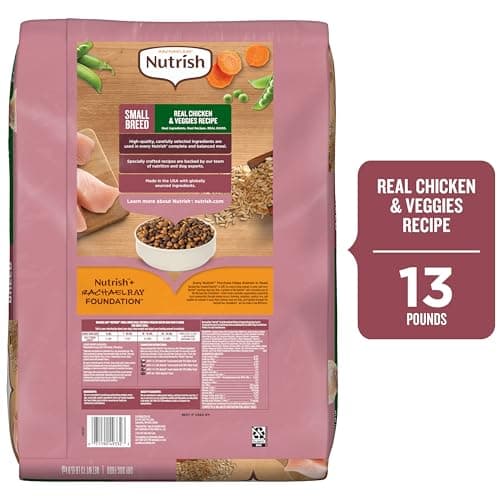 Nutrish Rachael Ray Dry Dog Food Small Breed Real Chicken & Veggies Recipe, 13 lb. Bag — view 2