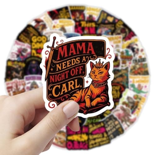 60Pcs DCC This is an Outrage Princess Donut Sticker Funny Dungeon Book Crawler Reading Carl Merch Stickers — view 2