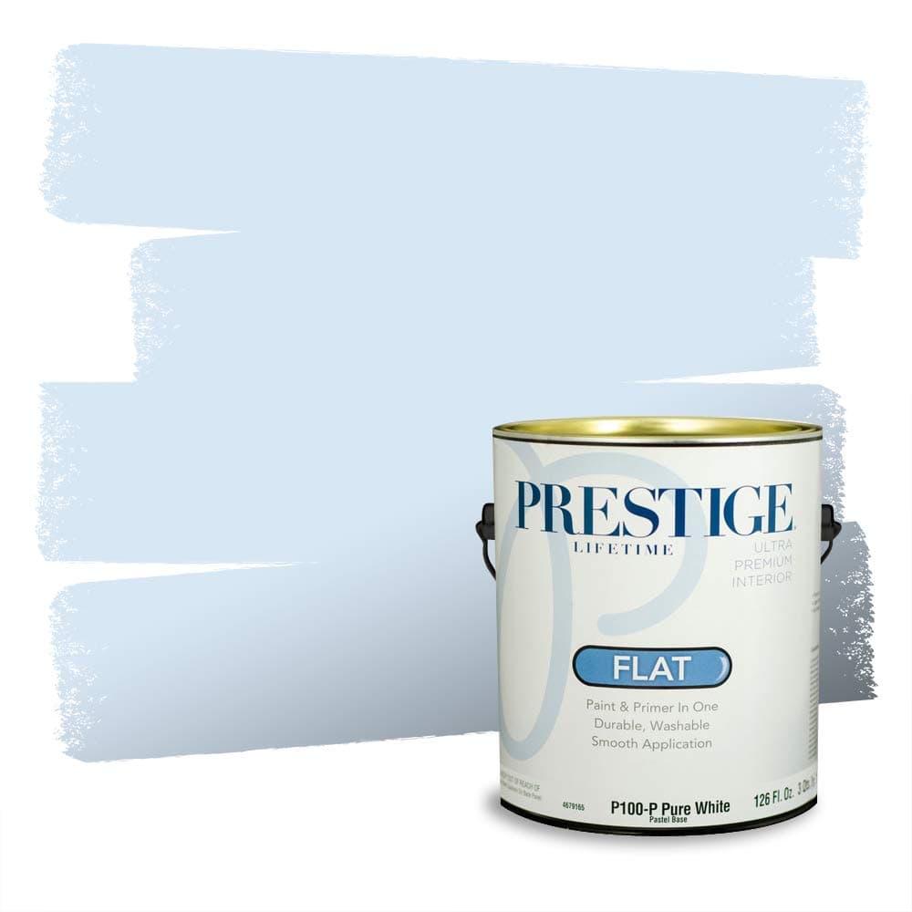 PRESTIGE Paints Interior Paint and Primer In One, 1-Gallon, Semi-Gloss, Comparable Match of Valspar* Dewdrop* — view 261