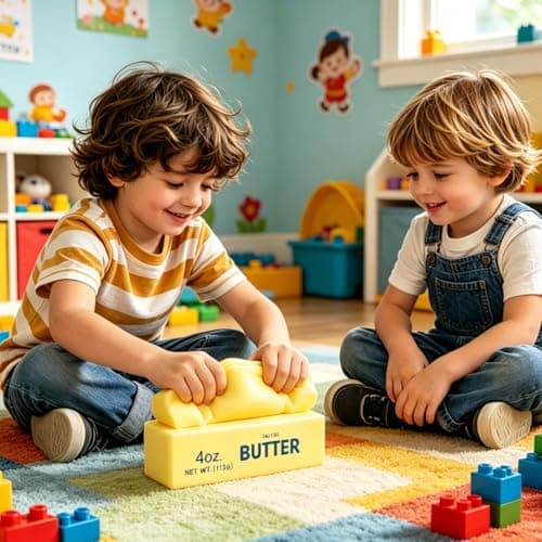 Butter Squishy, Squeeze Toys, Squishy Butter, Realistic Butter Stick Soft Squeeze Toys (Butter-2PCS) — view 5