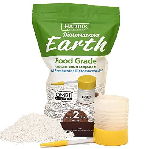Harris Diatomaceous Earth Food Grade, 2lb w/Free Powder Duster
