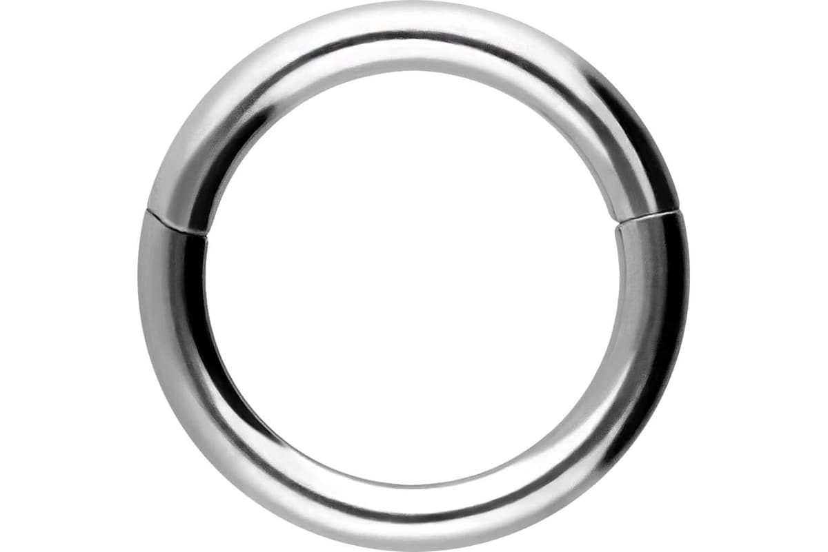 PIERCINGLINE Anillo segmento Clicker de acero quirúrgico – Piercing en oro, plata, rosa, negro o azul – para nariz, tabique, oreja, hélice o tragus — view 67