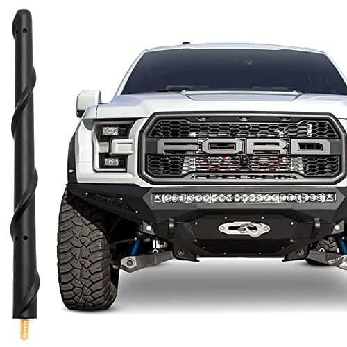 BASIKER Short Antenna for Ford F150 F-150 2009-2024 2025 2026, Ford F150 Accessories, 7 Inch Truck Car F250 F350 Antenna Replacement for AM FM Reception