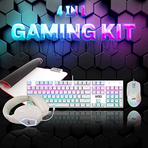 TechMagnet Gaming PC Desktop, Intel Core i5-6500, Siwa 6, GT-730 4GB DDR3, 16GB RAM, 480GB SSD + 1TB HDD, 27 Inch 165Hz Gaming Monitor, Gaming Kit, Windows 11 (Renewed) — view 2
