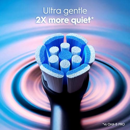 Oral-B iO2 Electric Toothbrush, for an Easy Switch to Electric, Night Black, Rechargeable Electric Toothbrushes, iO Series 2 Limited with 1 Power Toothbrush, 1 Brush Head, and 1 Travel Case — view 5