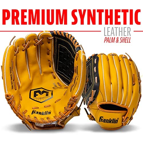 Franklin Sports Field Master Series Baseball Gloves, 12", Right Hand Throw — view 3