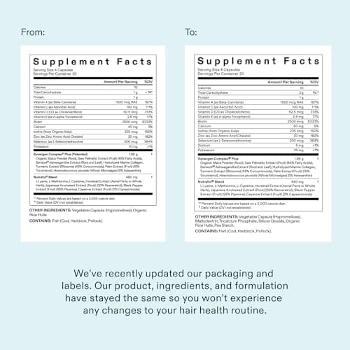 Nutrafol Women's Balance Hair Growth Supplements, Ages 45 and Up, Clinically Tested for Visibly Thicker Hair and Scalp Coverage, Dermatologist Recommended - 1 Month Supply — view 5