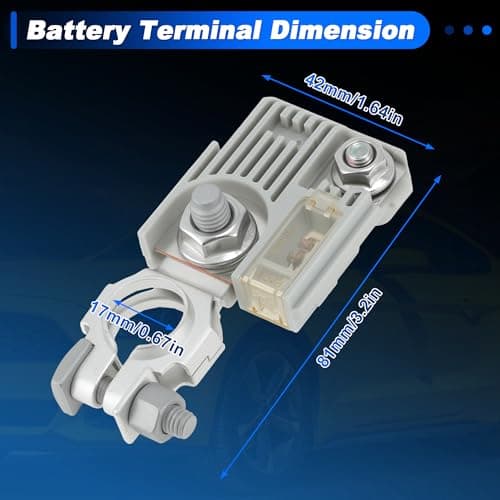 INFINAUTO 120Amp Battery Fuse Fuselink with Positive Battery Terminal for Mitsubishi Galant Outlander Eclipse Replaces 3673966J00 MN164188 for Chrysler — view 5