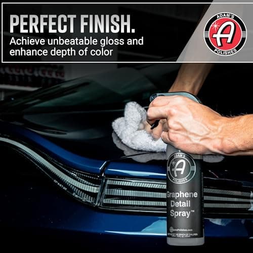 Adam's Polishes Graphene Detail Spray (Gallon) - Extend Protection of Waxes, Sealants, & Coatings | Waterless Detailer Spray For Car Detailing | Clay Bar, Drying Aid, Add Ceramic Graphene Protection — view 2