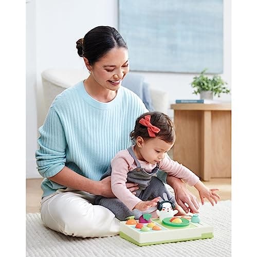 Skip Hop Baby Musical DJ Set Toy with Lights, Songs, Sound Effects, and Soft Textures, Farmstand Let The Beet Drop DJ Set — view 3