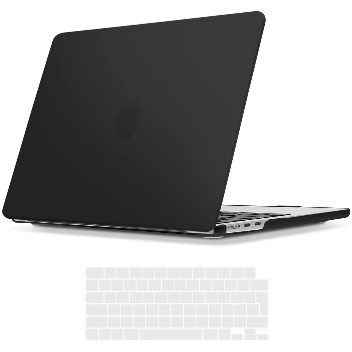 TECOOL Case compatible with MacBook Air M1 & MacBook Air 13 inch Retina 2020 2019 2018 (A2337 A2179 A1932), Plastic Snap On Hard Shell Cover & UK EU Keyboard Protector, Crystal Clear (Glossy) — view 68