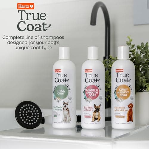 True Coat Short & Smooth Coat Dog Shampoo, 5 in 1 Soothes & Shines with Oat Milk, Coconut Oil & Vitamin E, 16 oz — view 5