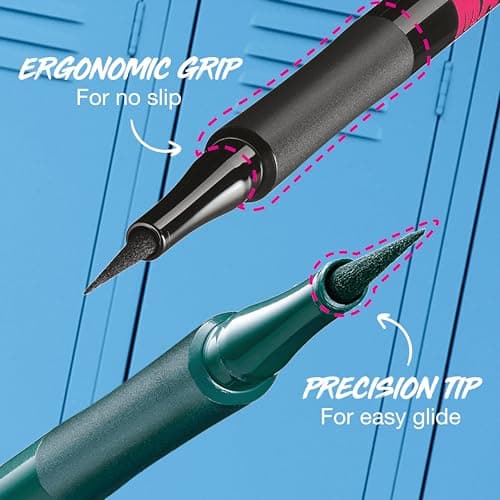 Maybelline Eyestudio Master Precise All Day Waterproof Liquid Eyeliner Makeup, Black, 1 Count (Packaging May Vary) — view 2