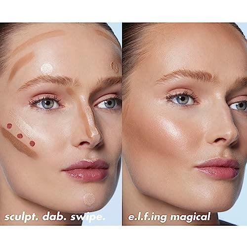e.l.f. Halo Glow Contour Beauty Wand, Liquid Contour Wand For A Naturally Sculpted Look, Buildable Formula, Vegan & Cruelty-free, Light/Medium — view 4