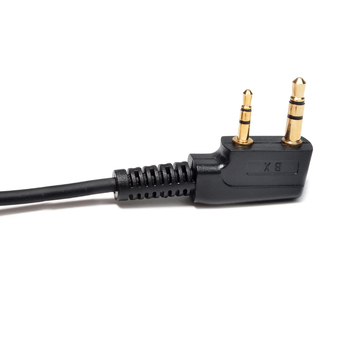 Walkie Talkie Auricular con micrófono, 2 Pines con PTT, Compatible con Kenwood eSnic Retevis Baofeng UV-5R Radio Ear Piece para guardaespaldas de Seguridad (Forma de G, 1 Piezas) — view 2