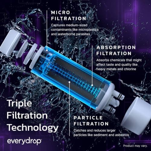 everydrop by Whirlpool Ice and Water Refrigerator Filter 1, EDR1RXD1, Single-Pack — view 2