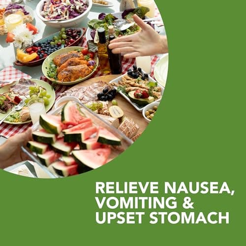 Gravol Ginger - Nausea and Upset Stomach Relief with Organic Ginger Extract - Made in Canada - Non-Drowsy,Taste-Free and Easy to Swallow - 24 Liquid Gel Capsules (Pack of 1) — view 2