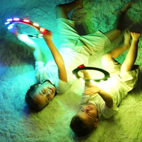 TOSY Flying Ring - 12 Monocolor LEDs, Super Bright, Lost Mode, Auto Light Up, Birthday Gift for Kid/Teen/Boy/Girl, Safe, Waterproof, Pool/Beach/Camping Toy (Green) — view 5