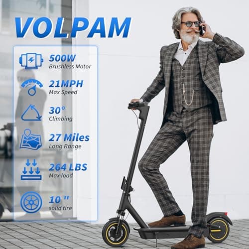 Electric Scooter, 350W Scooter, 19 MPH Max Speed & 15/23 Miles Range, Quick Folding Design, 8.5" Solid Tire, Comfortable Riding, Widened Deck, Cruise Control, Smart APP