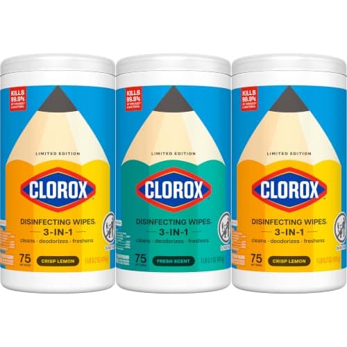Clorox Disinfecting Wipes Back to School Variety Pack, 75 Count Each, Pack of 3 (Package May Vary) — view 9