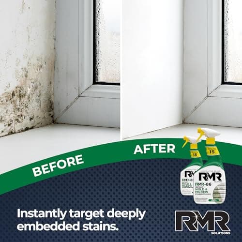 RMR-86 Instant Mold and Mildew Stain Remover Spray - Scrub Free Formula, 2 Pack - 32 oz — view 8