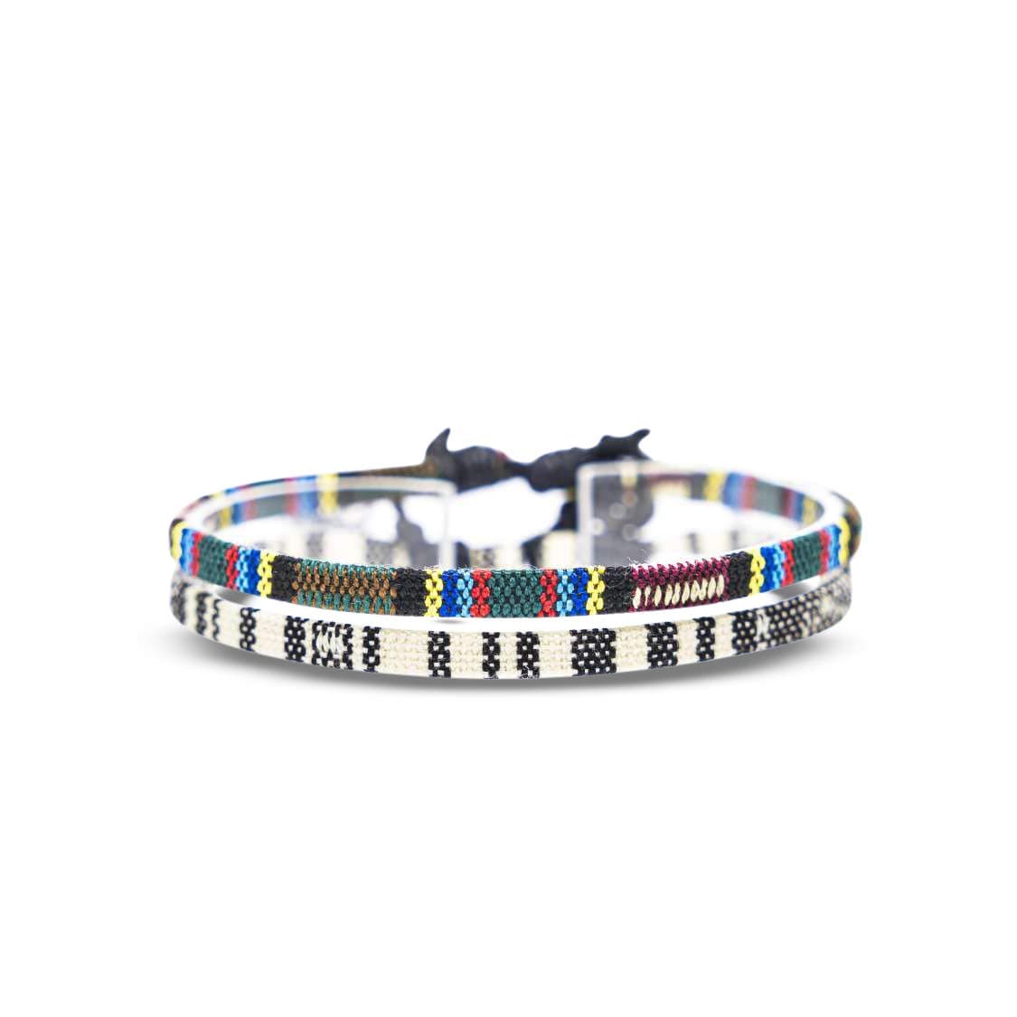 Made by Nami Tobilleras Mujer Impermeables Ajustables 19-38cm Pulseras Boho de Hilo Algodón 100% Turquesa — view 11