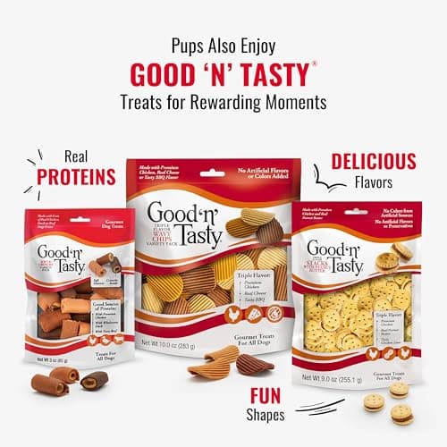 Good 'n' Fun Rolls Long-Lasting Dog Treat, For Large Dogs, With Real Proteins, Beef Hide and Premium Chicken, Supports Dental Health, Mental Stimulation, 2 count — view 10