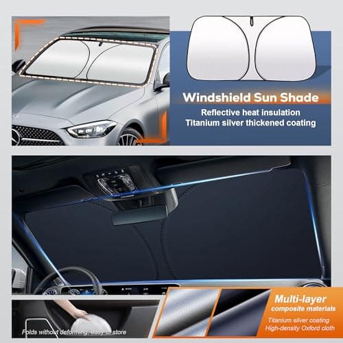 Hail Protector Car Cover for SUV(Length:191"-201") + Gift Windshield Sunshade, Multi-Layered EVA Hail Proof Car Cover, Padded Car Hail Protector Explorer, Telluride, Palisade, Pilot etc. — view 5