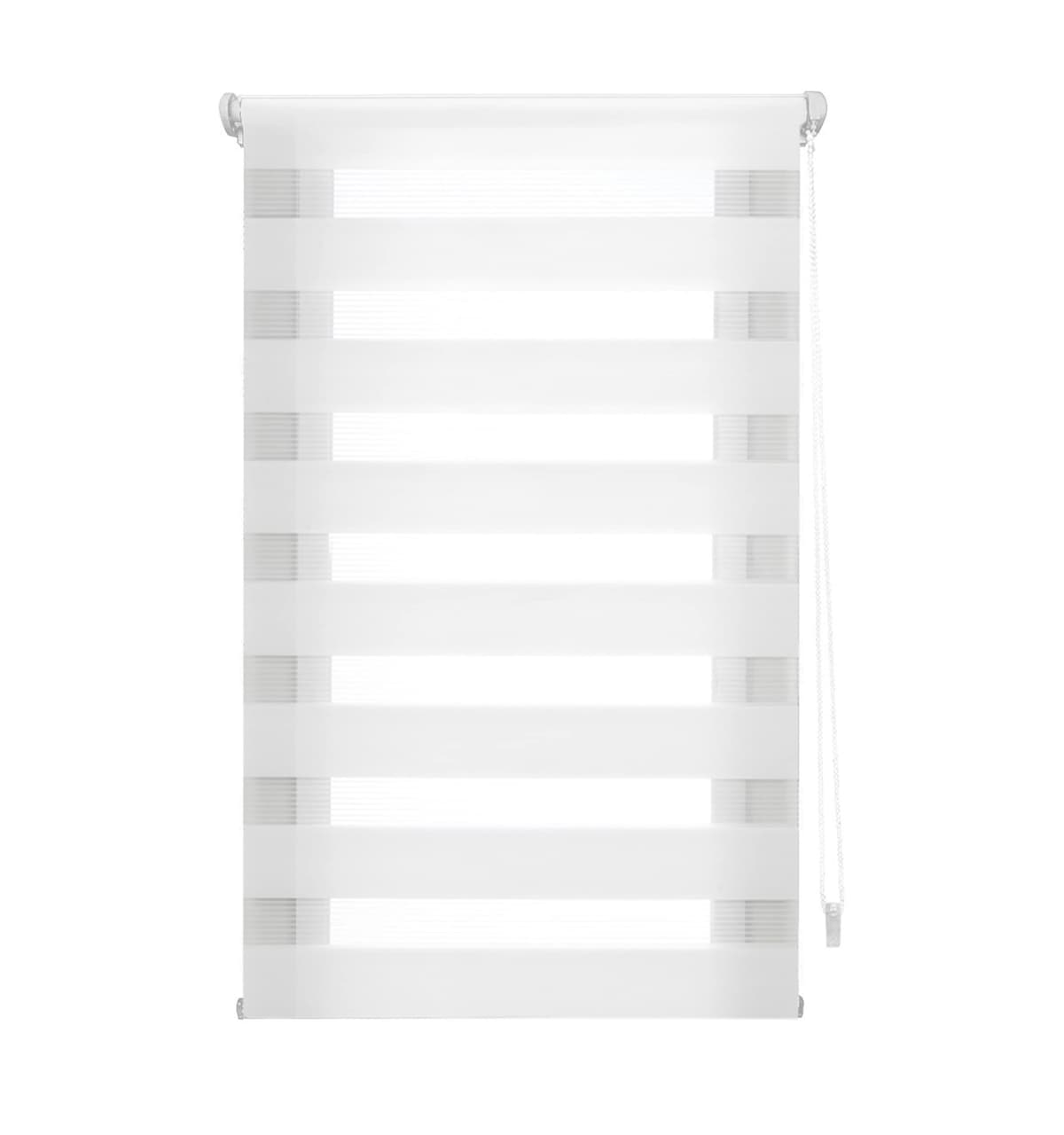 Blindecor Indus SIN HERRAMIENTAS | Estor Enrollable Sin Taladrar de Doble Capa | Color Blanco 45 x 130 cm (ancho x largo) | Tamaño de la Tela 42 x 125 cm — view 19