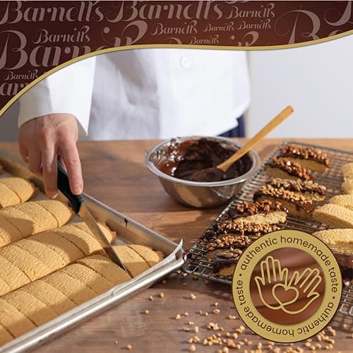 Barnetts 5 Chocolate Biscotti Gift Basket, Gourmet Cookie Baskets Prime Food Gift Delivery for Men, Women, Dad, Father, Grandfather, Grandpa, Husband, Brother, Son, Candy Treats Box — view 4