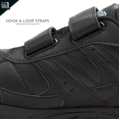 Avia Men's Avi-Union II Strap Food Service Shoe, Black/Iron Grey, 10 Wide US — view 2