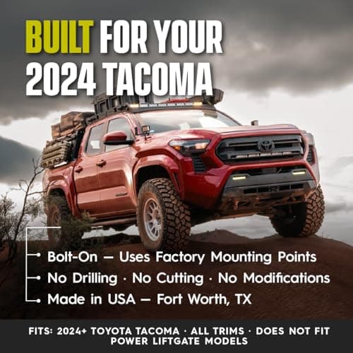 Cali Raised LED Tailgate Theft Protector, Made in USA, for 2024+ Tacoma — view 4