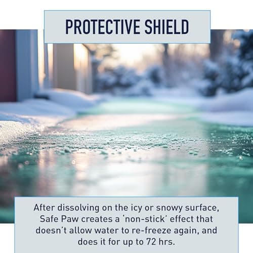 Safe Paw, Child Plant Dog Paw & Pet Safe Ice Melt -8lb, 100% Salt/Chloride Free -Non-Toxic, No Concrete Damage, Fast Acting Formula, Last 3X Longer — view 2