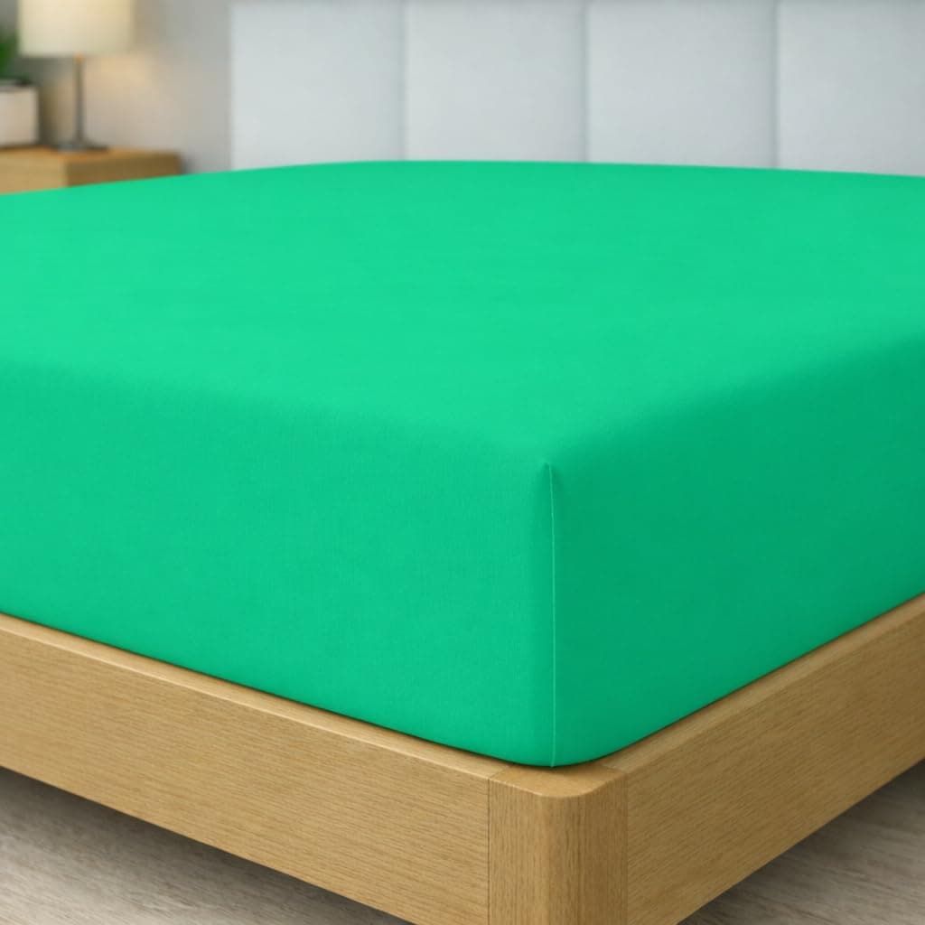 Degrees Home Collection - Sábana Bajera Ajustable 150x190x33 cm - Microfibra de poliéster, Calidad Oeko Tex sin tóxicos, Super Suave - Blanco — view 8