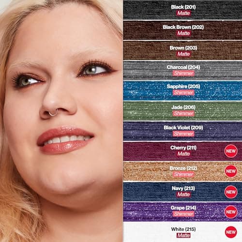 Revlon ColorStay Pencil Waterproof Eyeliner, Smudge-Proof, Eye Makeup with Built-In Sharpener, Long-Lasting, Matte Finish, 202 Black Brown, 0.01 oz — view 7