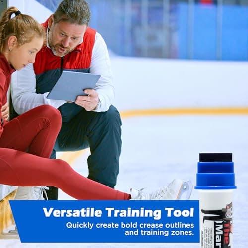 The Hockey Marker Easy Crease Blue Marker for Ice – Durable Hockey Marker for Ice Rink Training, Ice Paint Marker for Hockey Practice, Coaches & Teams, High‑Visibility Ink, 3pcs — view 4