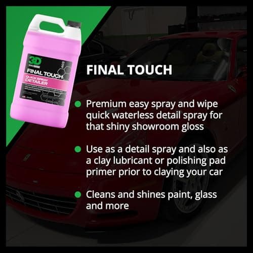 3D Final Touch Quick Detail Spray - Easy Spray On, Wipe Off Showroom Shine 1 Gallon — view 3