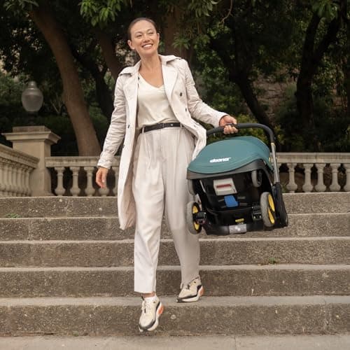 Doona Car Seat & Stroller, Nitro Black - All-in-One Travel System — view 3