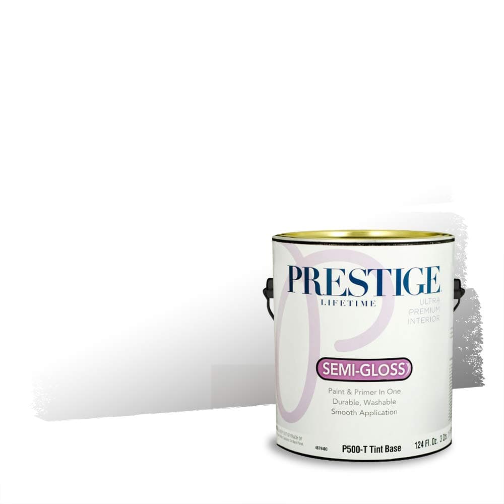 PRESTIGE Paints Interior Paint and Primer In One, 1-Gallon, Semi-Gloss, Comparable Match of Valspar* Dewdrop* — view 1291