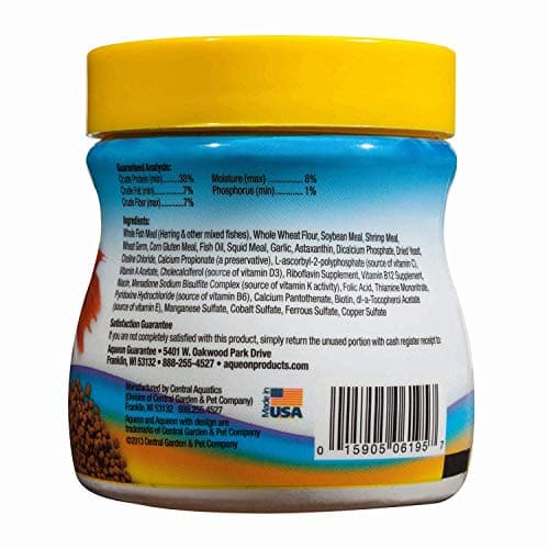 Aqueon 3 Pack of Color Enhancing Betta Food Pellets, 0.95 Ounces Per Container