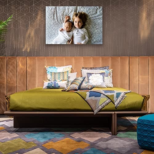 Custom Canvas Prints with Your Photos Framed Canvas Customized Wall Art Personalized Canvas Pictures for Pet/Family Gifts for Mom/Men/Women 8 x 10 — view 4