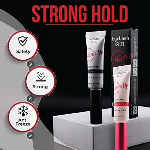 NOON'S UP Lash Glue Clear - Waterproof 24Hr Strong Hold, Sensitive Eyes 4ml — view 2