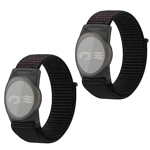 Orisell 2 Packs Princess Cruise Medallion Holder,Compatible For Princess Cruise Medallion,Breathable Hook&Loop Nylon Sport Style (Black-Black)