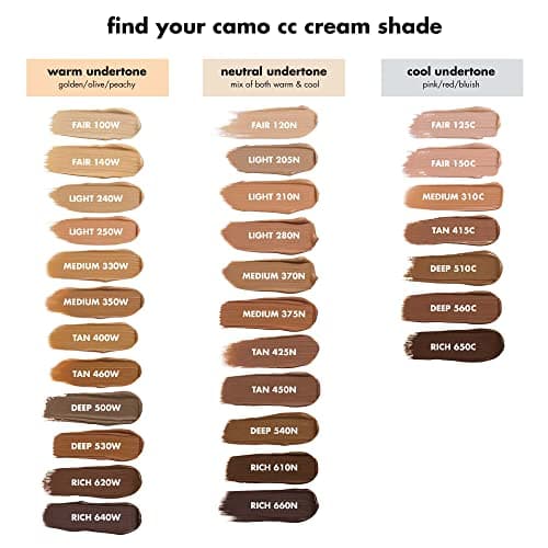 e.l.f. Camo CC Cream, Color Correcting Medium-To-Full Coverage Foundation with SPF 30, Light 210 N, 1.0 Oz (30g) — view 3