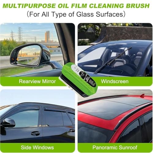 2pack Glass Film Cleaning Brush,Car Window Cleaner (2pack)