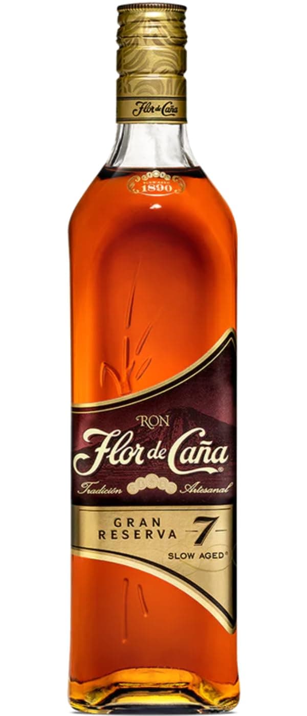 Flor de Caña Ron 7 Años Gran Reserva - 1 botella de 70 cl
