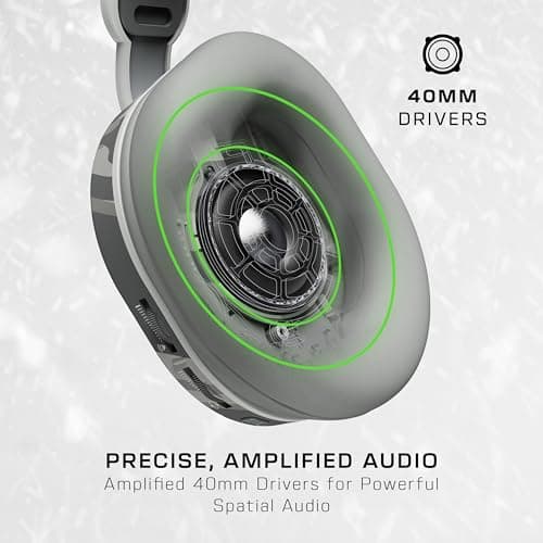 Turtle Beach Stealth 500 Wireless Gaming Headset Licensed for Xbox Series X|S, Compatible with Xbox One, Bluetooth, PC, Mobile, 40 Hr Battery, Memory Foam Cushions, Flip-to-Mute Mic – Arctic Camo — view 6