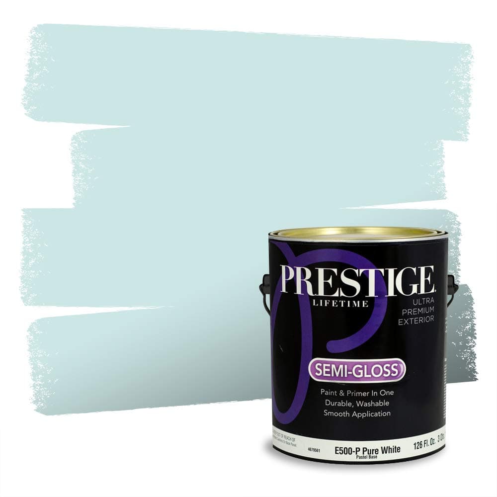 PRESTIGE Paints Interior Paint and Primer In One, 1-Gallon, Semi-Gloss, Comparable Match of Valspar* Dewdrop* — view 663